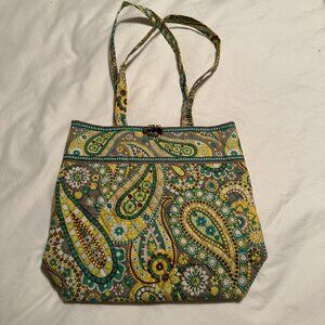 Vera Bradley Lemon Parfait Tote Bag (retired print)